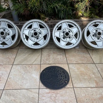 JDM CROMODORA Black Modora TYPE A 6J-14+22 114.3/4H 14-inch 4-wheel No Tires