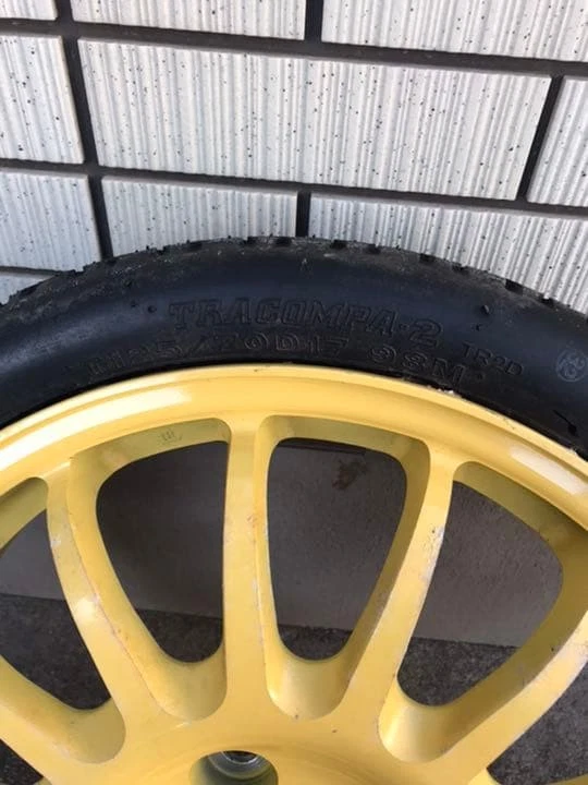 JDM Rare FD3S spare tire and Enkei wheels No Tires - Image 4