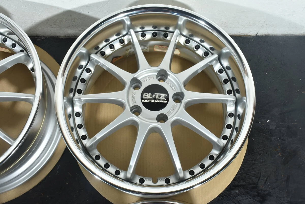 JDM BLITZ TechnoSpeed Z1 17-inch wheels 4-piece set PCD 114.3 8J +35 No Tires - Image 3
