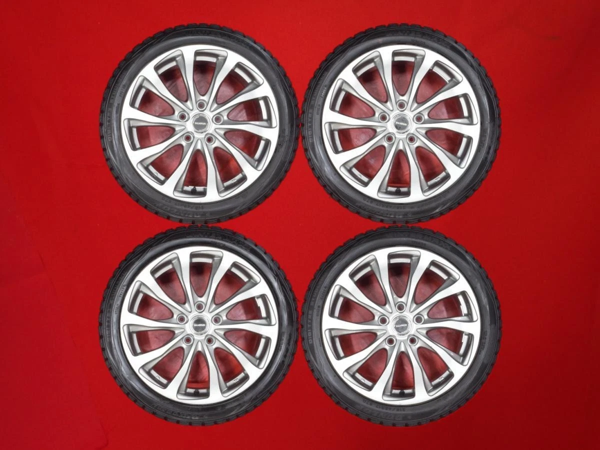 JDM 4BookSET Dunlop Winter Max 01 215/45R17 87Q Valmina 7J +45 PCD114. No Tires