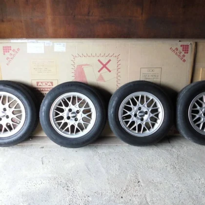 JDM BBS Aluminum Wheels RN015 ET+35 7Jx15 H2 PCD100 4-lug. Available i No Tires