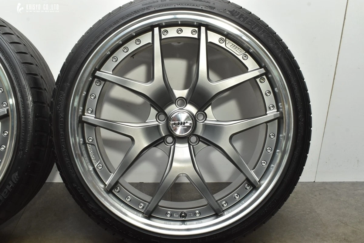 JDM TWS EXlete 205S 19-inch 8J +44 PCD100 VENTUS V12 evo2 225/35R19 ti No Tires - Image 5