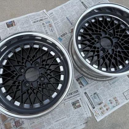 JDM SSR Rebar Mesh 15-inch 7J offset not clear PCD 114.3 SSR Formula M No Tires