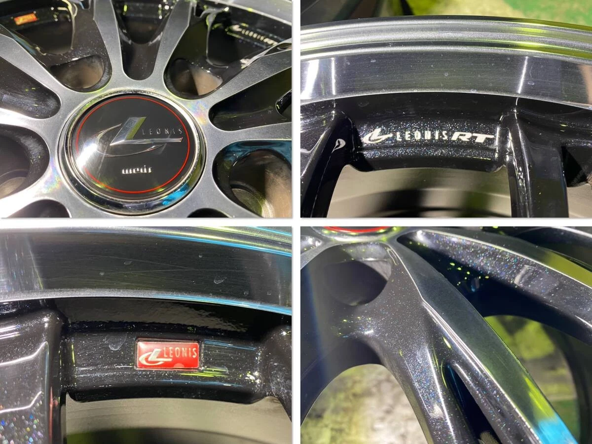 JDM Weds Leonis RT 17LEONIS 6.5J +52 PCD114.3 5H 4-Pack Set for Noah V No Tires - Image 8
