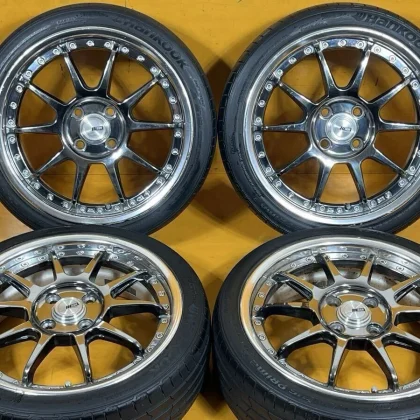 JDM Custom SSR Professor SP3-R 16-inch 5.5j +45 pcd100 Hancock 165/45R No Tires