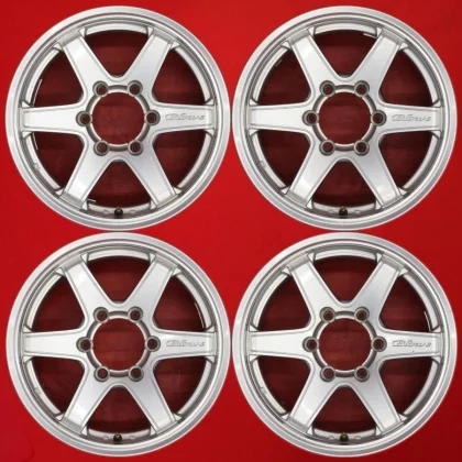 JDM Rare Size 4-Book Set Used Blows 6-Spoke Aluminum Wheels 167JJ +10 No Tires