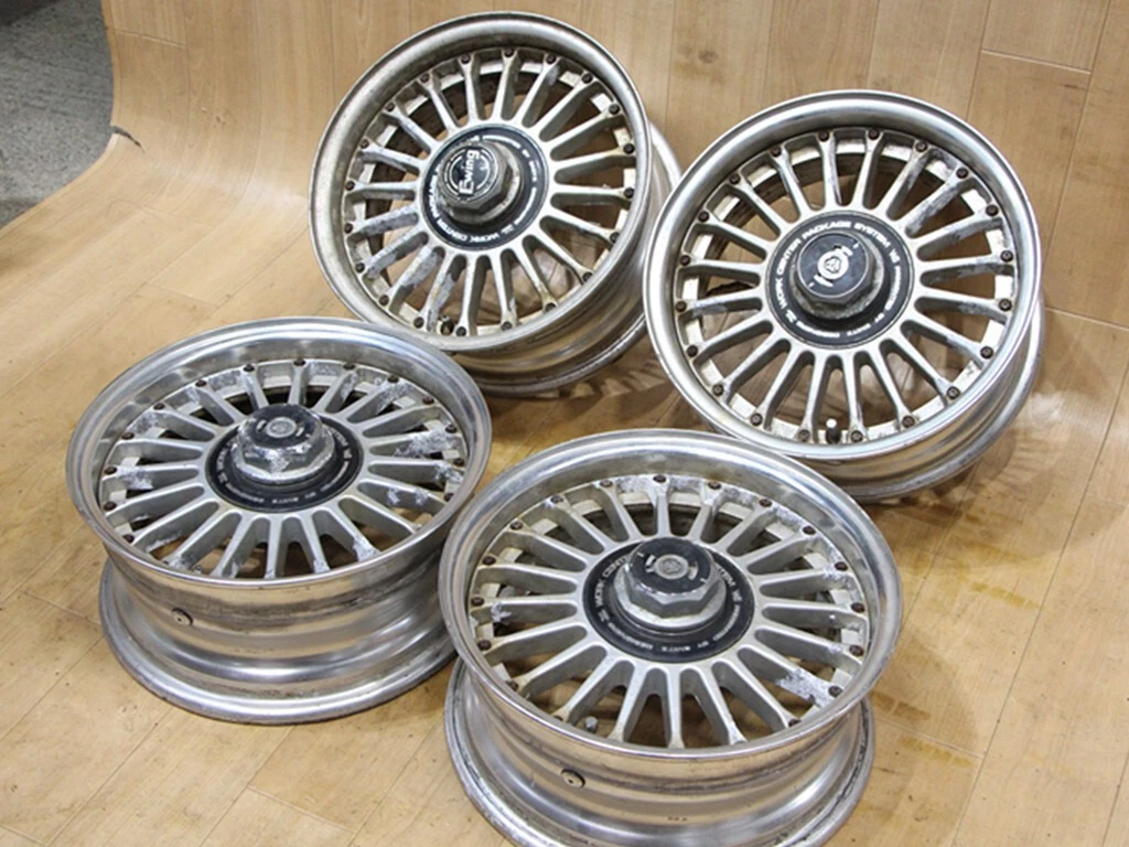 JDM B876 Old car out of production WORK EWING II EWING 2 Mesh 14x6J+15 No Tires - Image 6