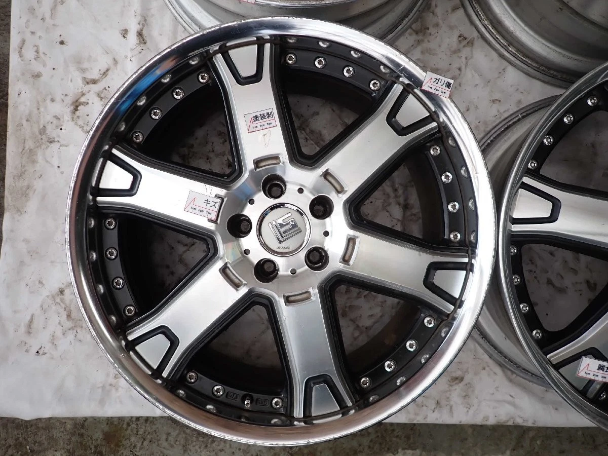 JDM 4BookSET Company Address 20x8.5J 9.5J WORK LS606 Aluminum 5-Hole P No Tires - Image 4