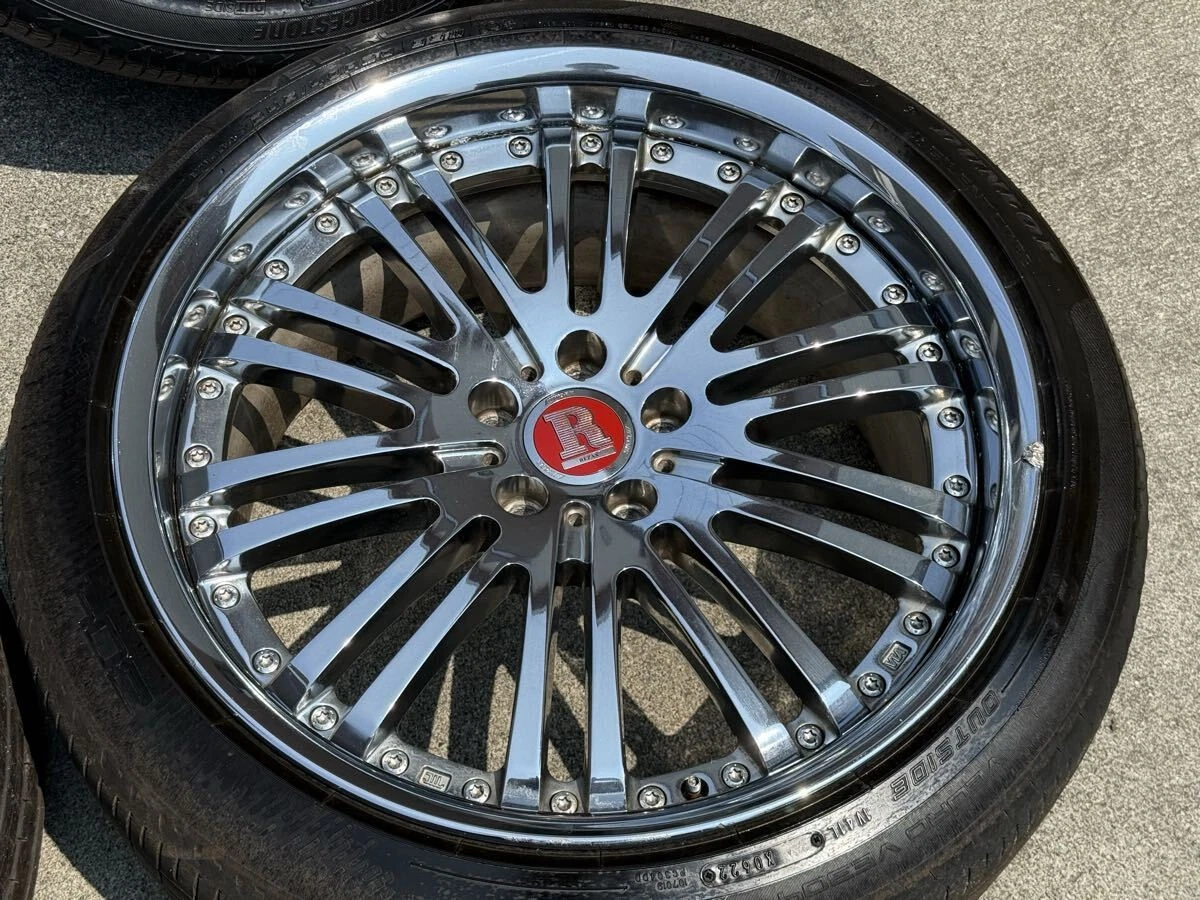 JDM Rare WORK LeZacks Universal deep rims with forged plating and high No Tires - Image 4