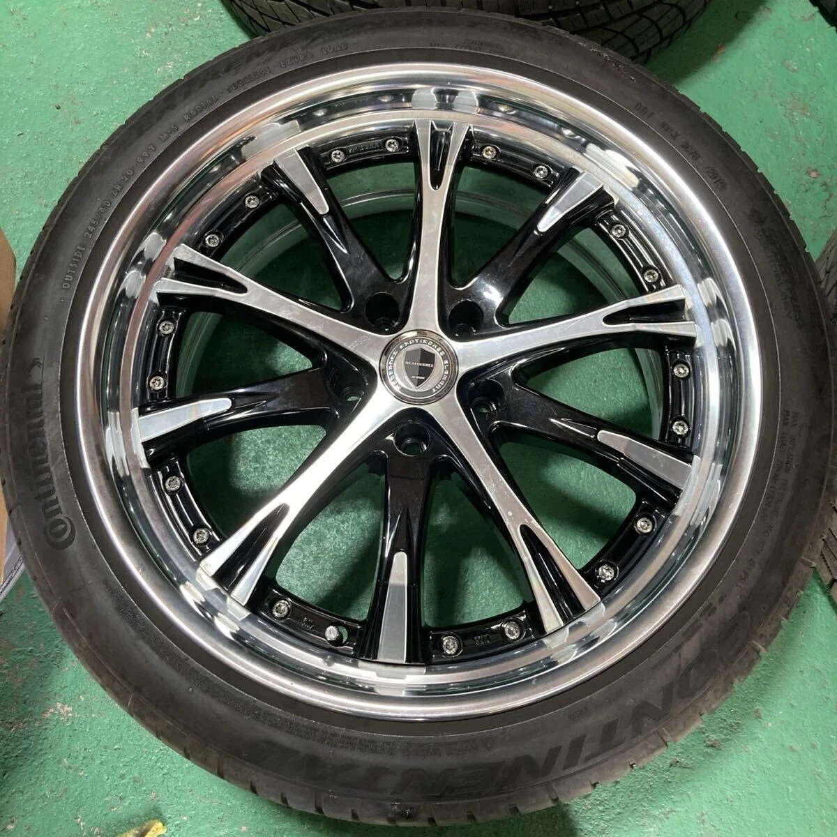 JDM WORK SCHWERT SC4 208.5j +28 PCD120 Continental 245/40R20 40mm Alph No Tires - Image 2