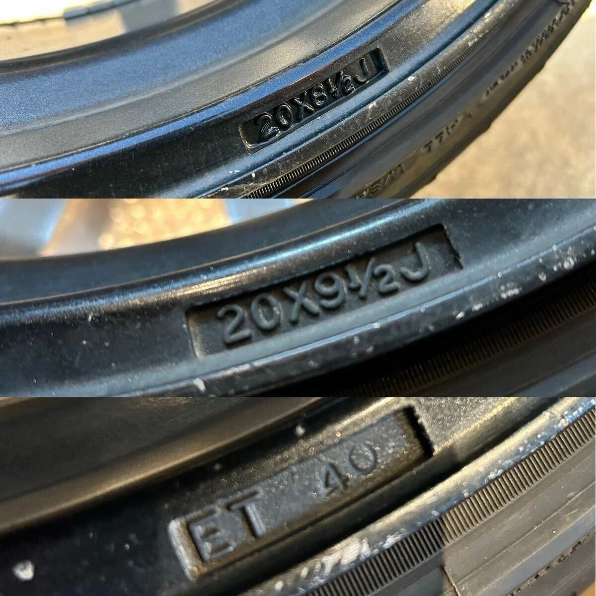 JDM Carlson 1/11 20-inch 8.5j+40 9.5j+40 Rare Deep Rim PCD114 Celsior No Tires - Image 8