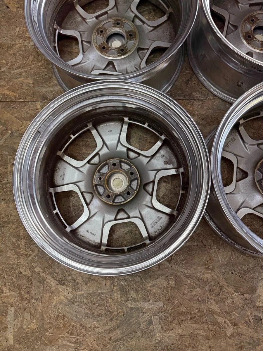 JDM Rare Vienna Dish 198.5J+45 PCD 114.3 5-hole 5H Deep Rim Crown for No Tires - Image 7