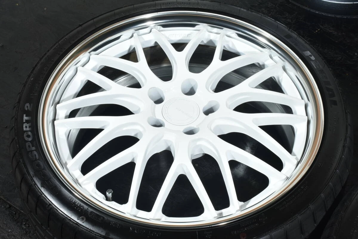 JDM WORK Gnosis HR201 HR1 19-inch PCD112 8J +46 IMPERIAL ECOSPORT2 235 No Tires - Image 6