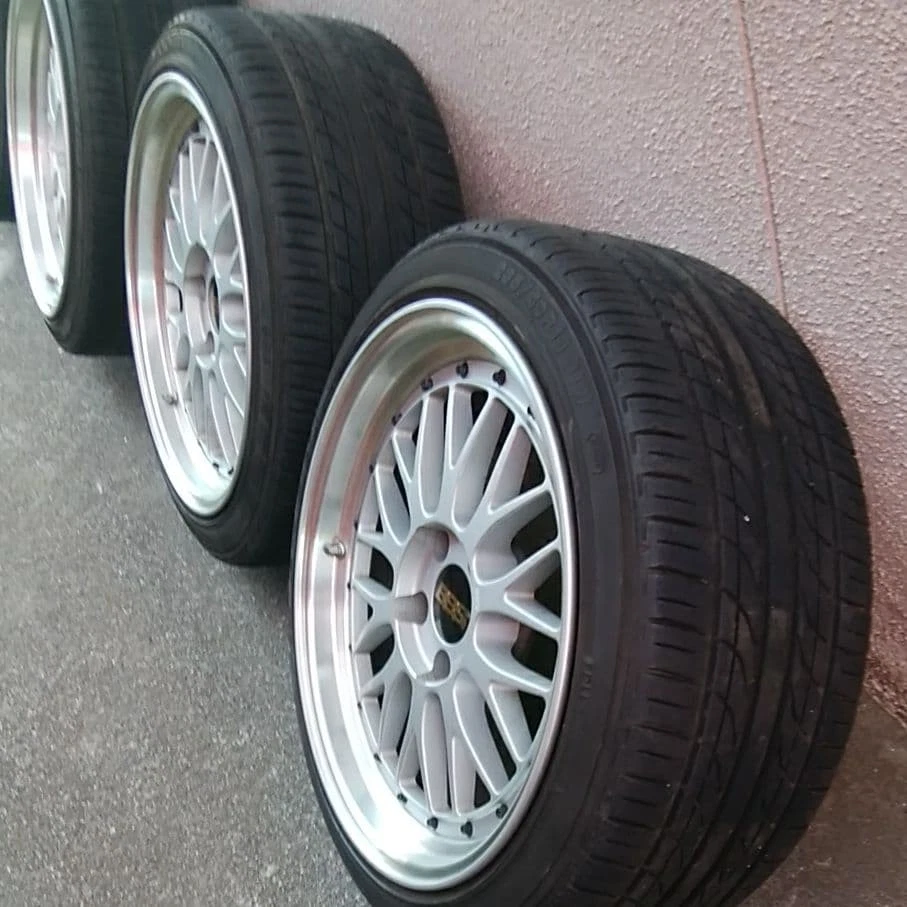 JDM BBS LM Wheels No Tires - Image 4