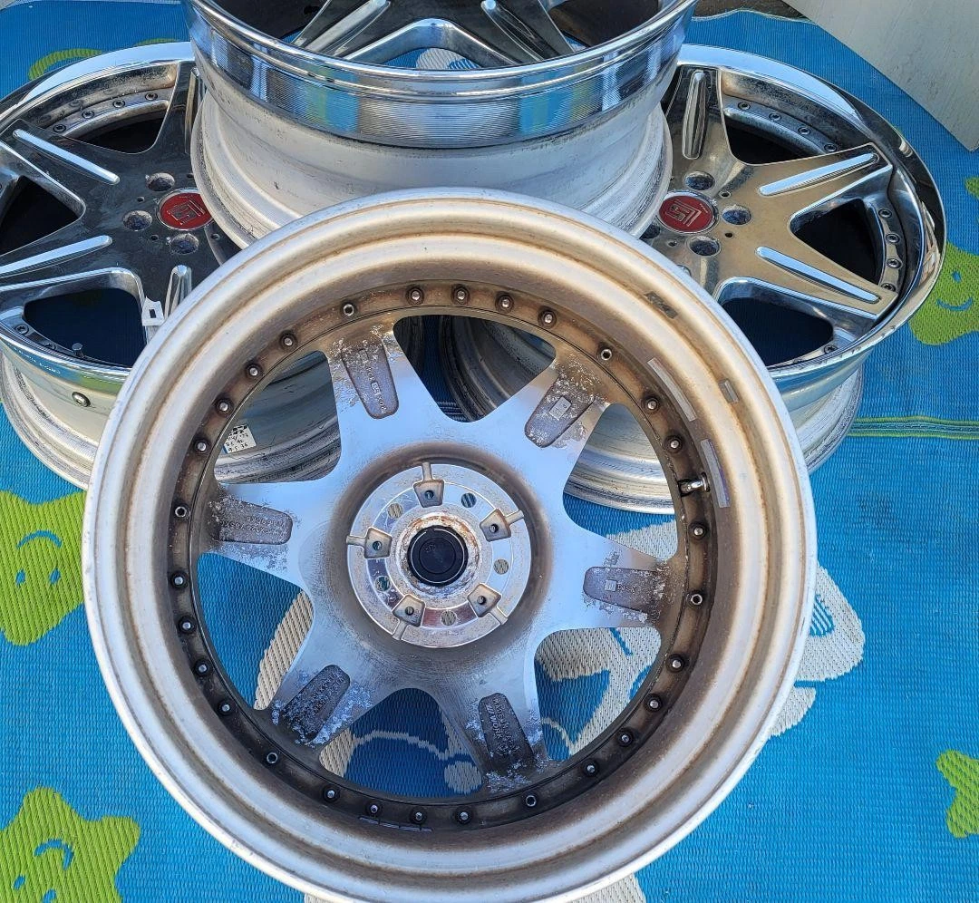 JDM WORK LS406 aluminum wheels 208.5J +38 9.5 No Tires - Image 11