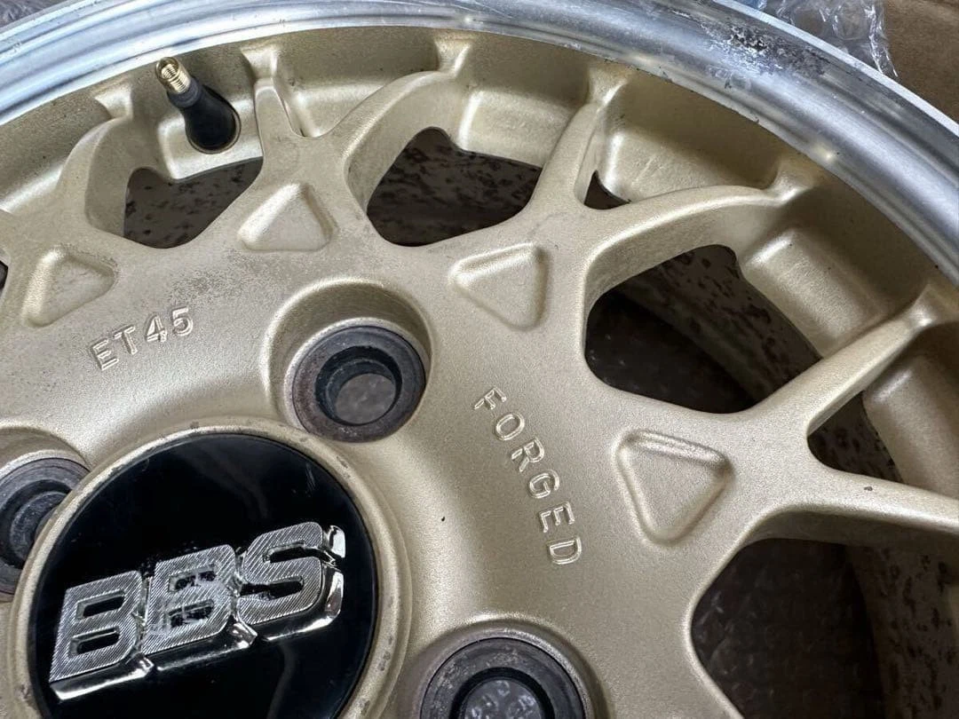 JDM FORGED Subaru Vivio genuine BBS forging wheels 13 inch Sunbar etc. No Tires - Image 6