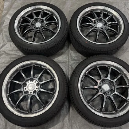 JDM Rare very high-quality WorkEmotion ZR10 17x7j+47 PCD114.3 Michelin No Tires