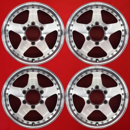 JDM Rare out-of-print BERG S used wheels 4Book 6.5J 16PCD139.7 6-hole No Tires