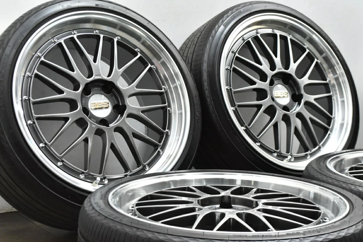 JDM Used BBS LM240 LM241 4-Book Set 208.5J x 20 +43 9.5J x 20 +45 PCD No Tires - Image 3