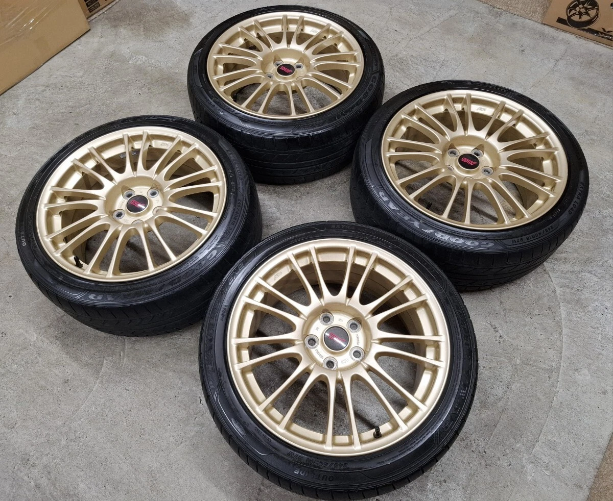 JDM Subaru WRX STI genuine BBS wheels and tires 4Book 2021 245/40R18 G No Tires - Image 6