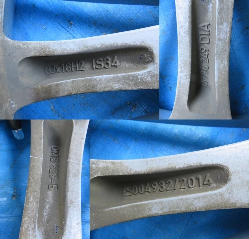 JDM SFC5108/BMW 3series F30 F31 1818x8J +34 5-lug PCD120 wheels and ti No Tires - Image 4