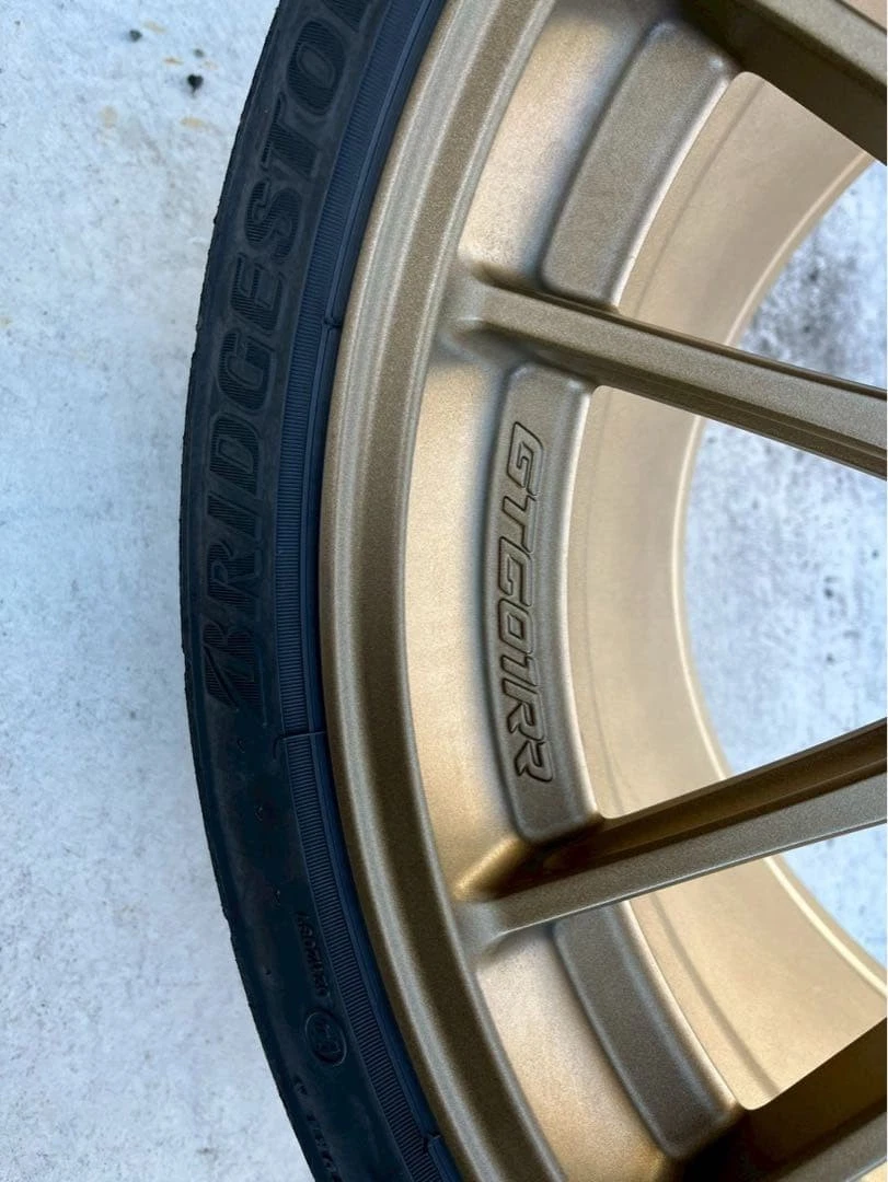 JDM GTC01RR 10J RE-71RS 265-35-18 Used GTRSize No Tires - Image 4