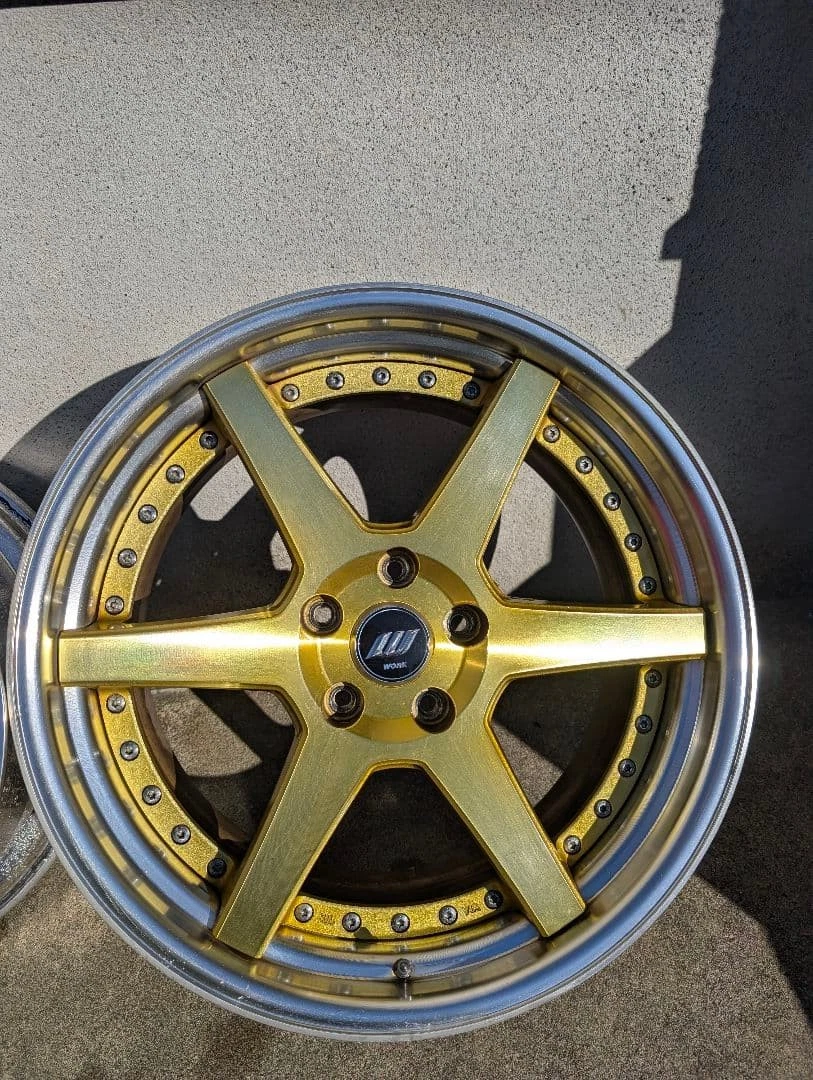 JDM WORK Gist Imperial Gold 19-inch No Tires - Image 6