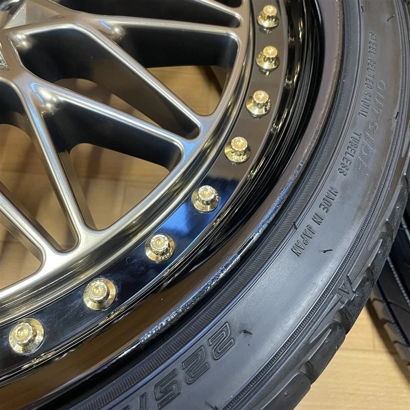 JDM WORK VS-XV 8.0-19+46 5H114.3 Dunlop Le Mans 5+ 225/35R19 88W tires No Tires - Image 4