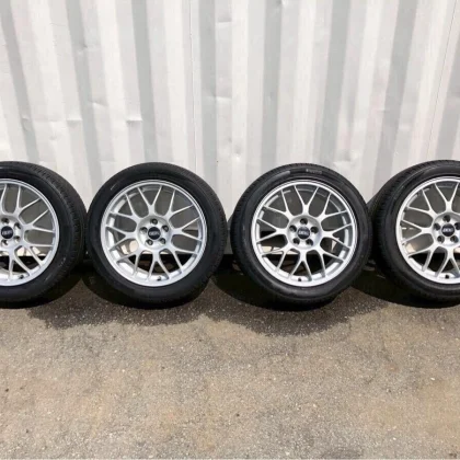JDM Tube i250649-36 Rare Item Subaru Genuine BBS RG345 Aluminum Wheels No Tires