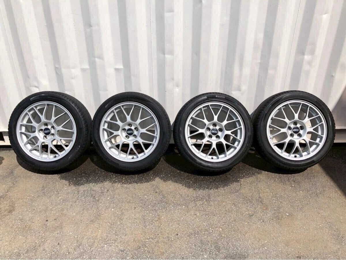JDM Tube i250649-36 Rare Item Subaru Genuine BBS RG345 Aluminum Wheels No Tires
