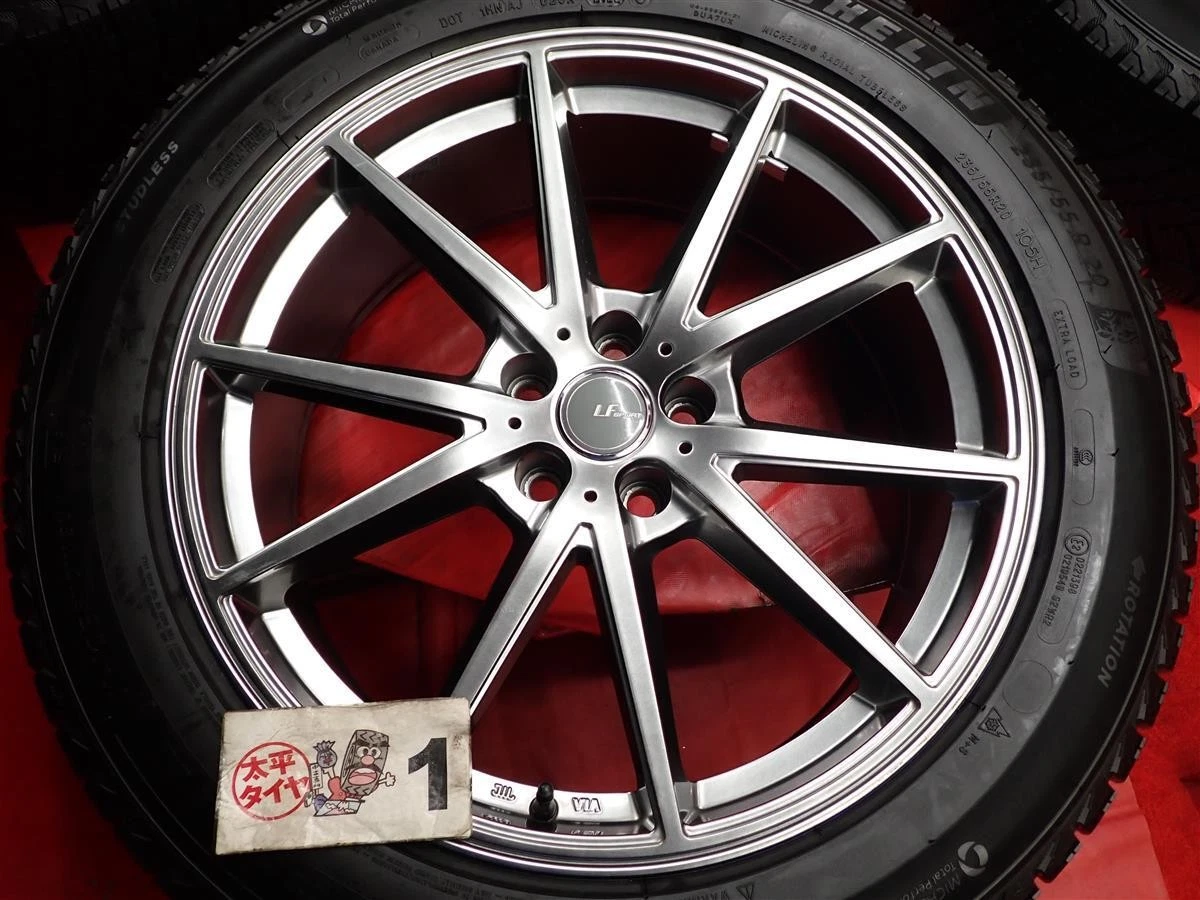 JDM Lexus 4-Piece Set: Michelin X-ICE SNOW SUV 235/55R20H 5-Spoke Alum No Tires - Image 5