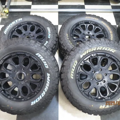 JDM WORK CRAG BJS 2017 Prado Surf 8J +20 6H139.7 wheels used 2021 MONS No Tires