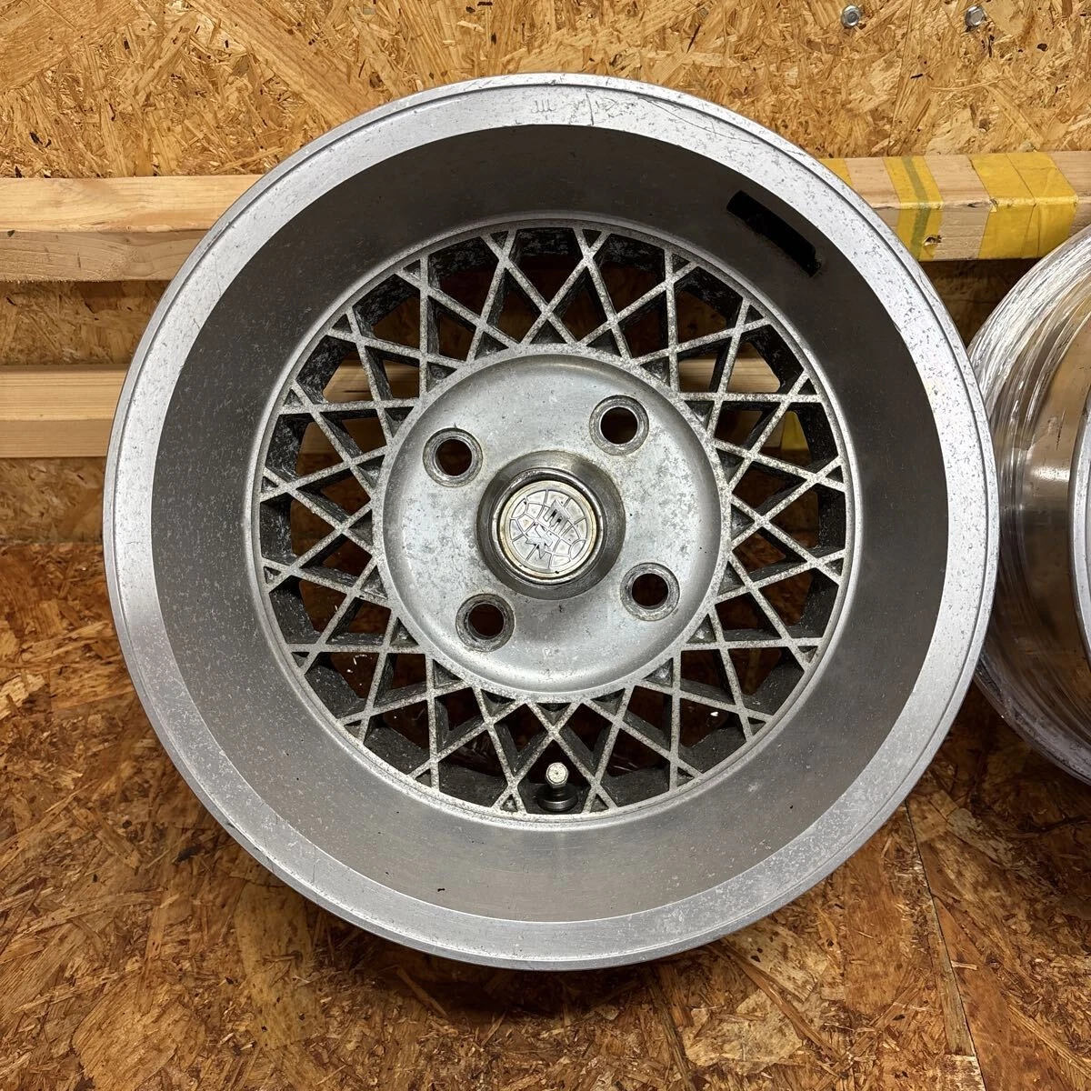 JDM Rare deep rims ENKEI mesh 13x7J+2 114.3/4 bolt pattern for older c No Tires - Image 6