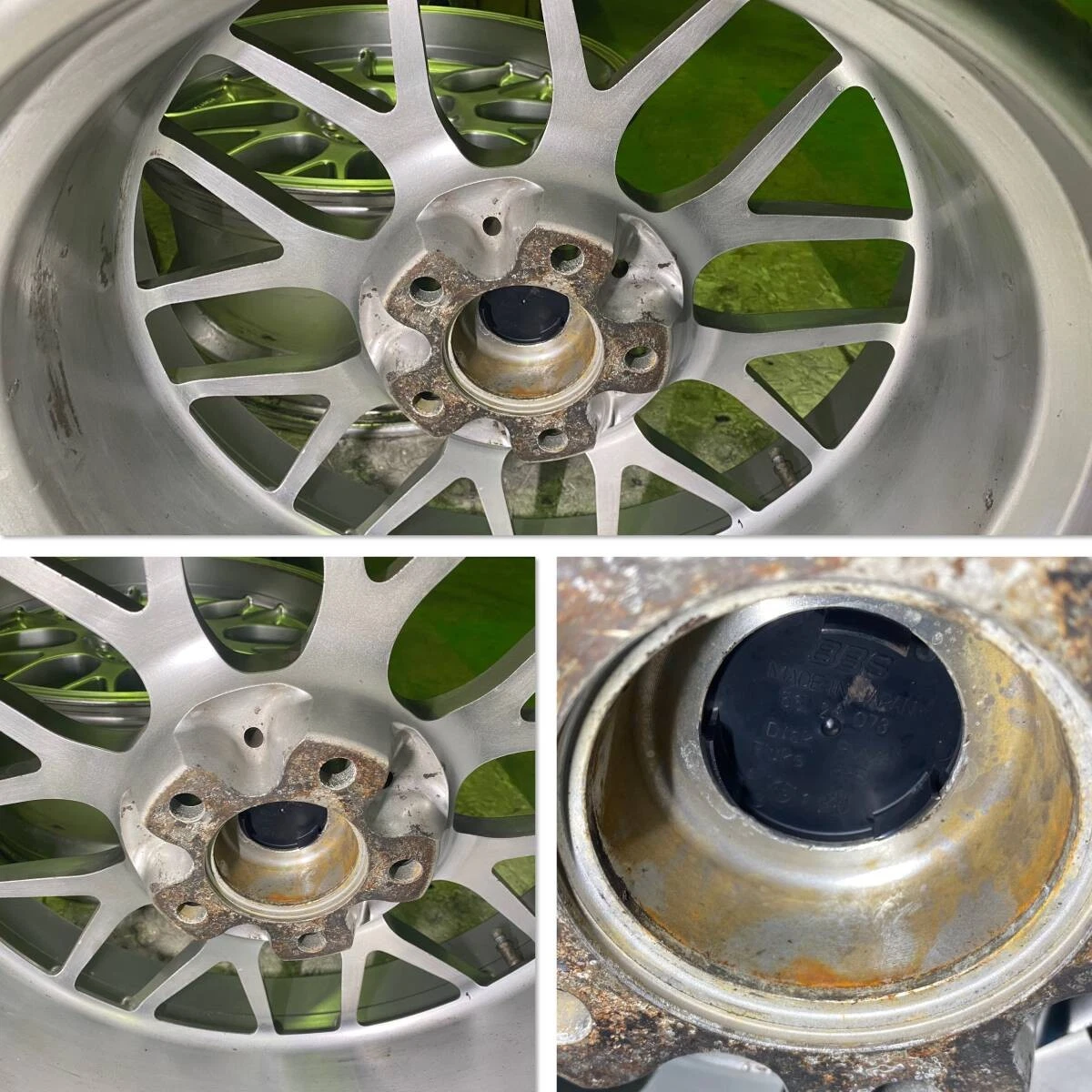 JDM Lightweight forged BBS RG-R RGR RG737 wheels 8.5J +13 PCD120 5H Fo No Tires - Image 9