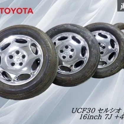 JDM Rare Toyota Genuine Option Wheels for Celsior pre-facelift UCF30/U No Tires