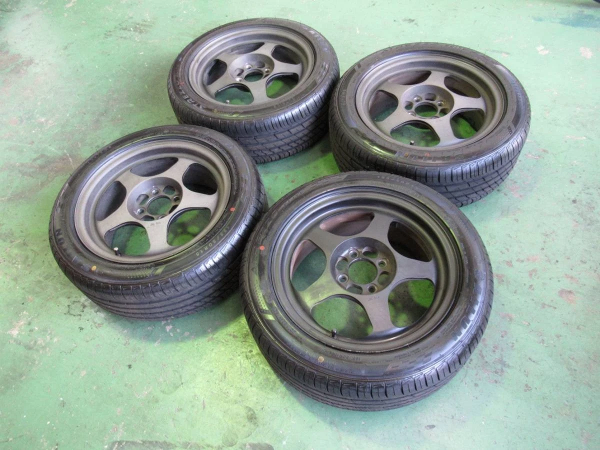 JDM DEEPSpoonspoon 15-inch SW388 15x6.5J +35 PCD100 4H 195/50R15 2021 No Tires