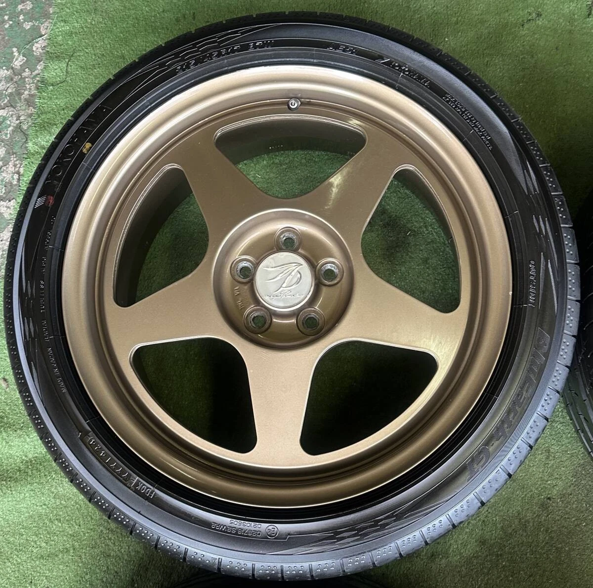 JDM DESMOND aftermarket wheels 174Book set 7J5HPCD100+45 rare lightwei No Tires - Image 6