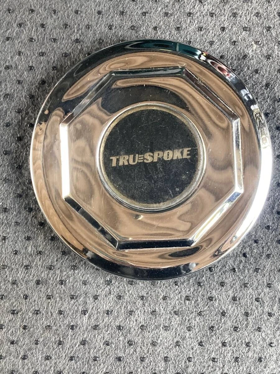 JDM Rare TRU SPORKE center caps pan type set of 4 for American Lowride No Tires - Image 3