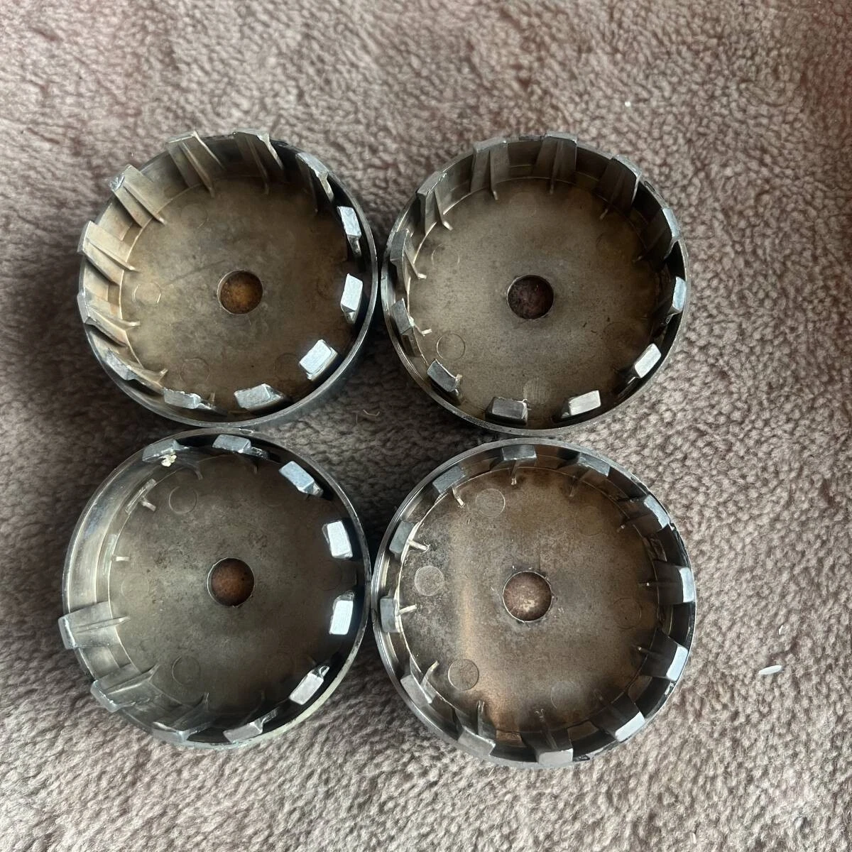 JDM C180-12WEDS SPORT Wedssports RS-5 Aluminum Wheel Center Caps Used No Tires - Image 4