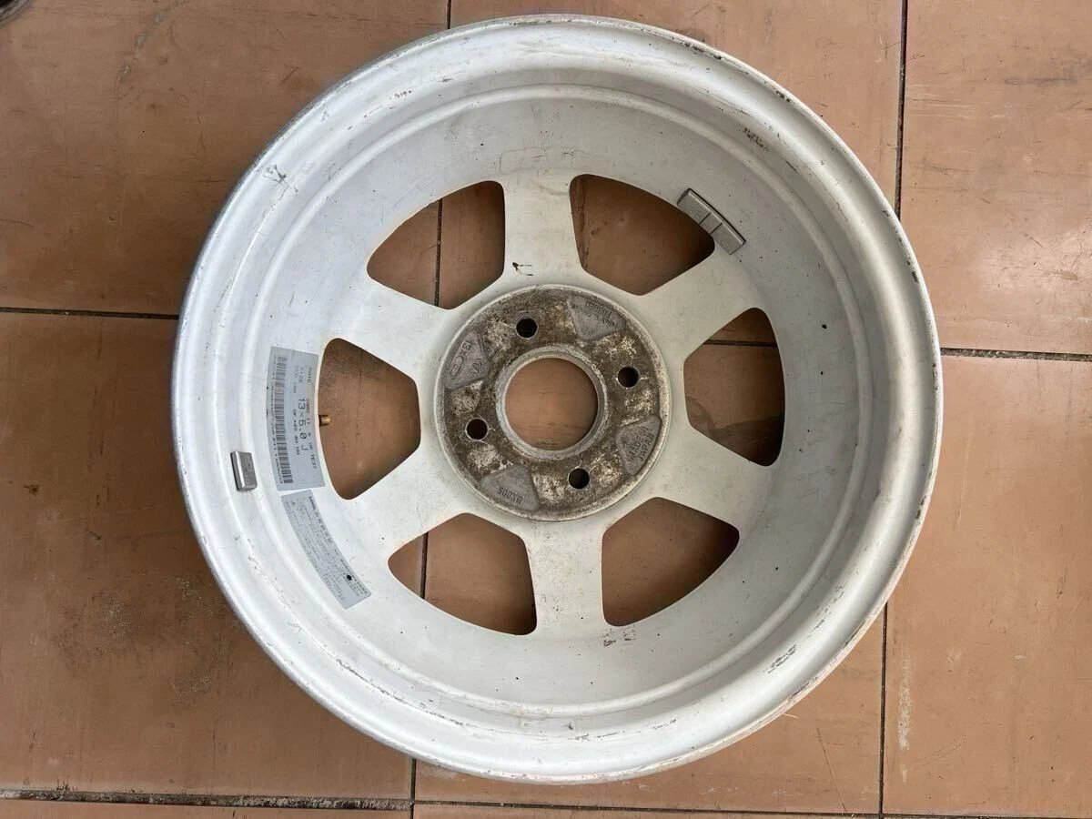 JDM Rare TE37 132Book Set 5j +45 pcd100 4h 4-lug white RAYS VOLK Racin No Tires - Image 3