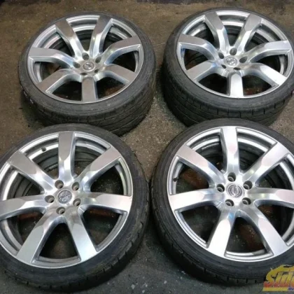 JDM P_ Fairlady Z Z33 35GT-R with 20RAYs genuine aluminum 4-wheel tire No Tires