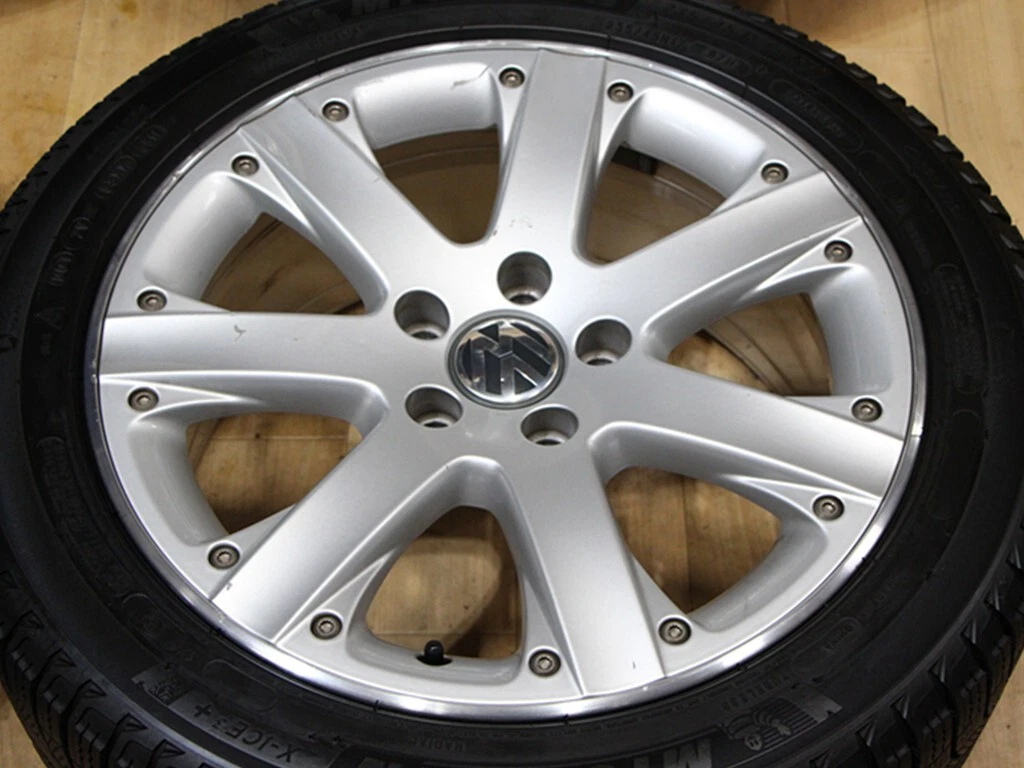 JDM B507 Rare BBS RT249 tires genuine VW 17x7.5J+47 PCD112 235/45R17 M No Tires - Image 5