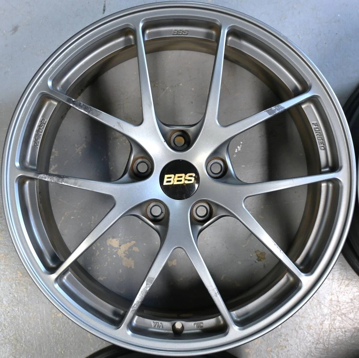 JDM BBS RI-A 8.0J Inset +45 PCD 114.3 5H RI-A032 GR Yaris FD2FN2EP3 Ci No Tires - Image 5