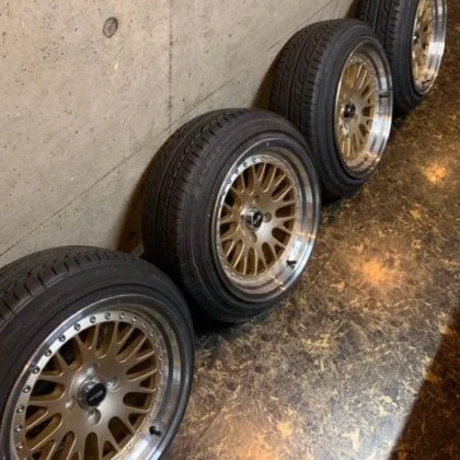 JDM BMS stepped rim deep rim 158J almost with tire No Tires