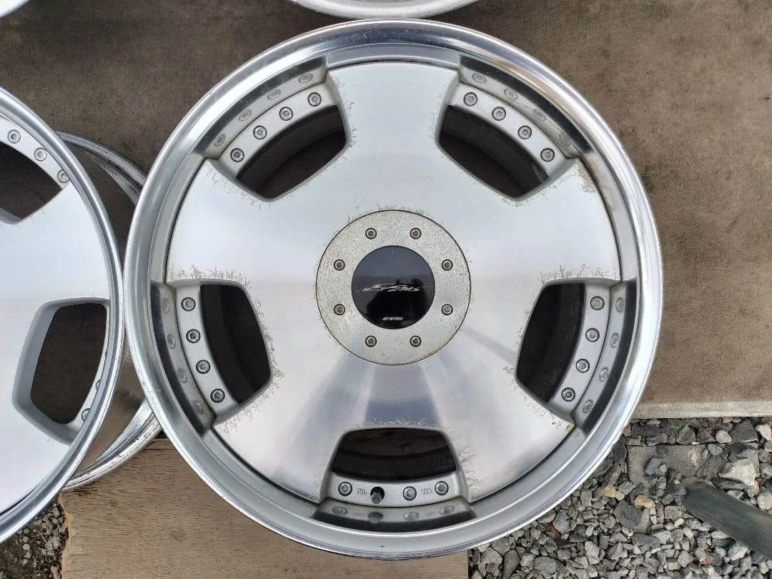 JDM Euroline 198.5/9.5J 5H/114.3 Dish Wheel No Tires - Image 5