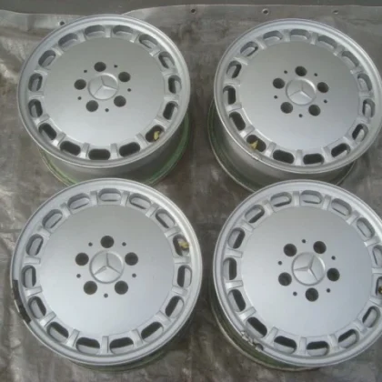 JDM Mercedes-Benz 15-inch wheels 4Book 7J ET25 450SLC old car 7J x 15 No Tires
