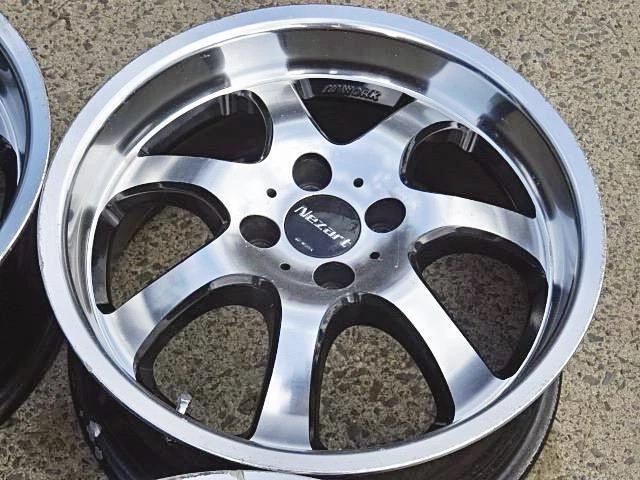 JDM Rare USDM deep rims WORK Nezart work 16-inch 7J +38 PCD100 Cup JD No Tires - Image 3