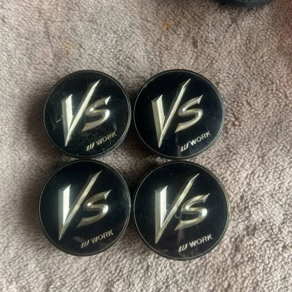 JDM C177-36WORK work VS aluminum wheel center caps used 4 pieces outer No Tires