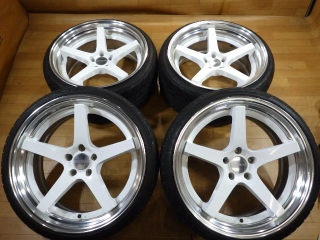 JDM ZENITH 5Line wheels and tires 4Book 5H-114.3 209.5J+39 245/30R20 1 No Tires