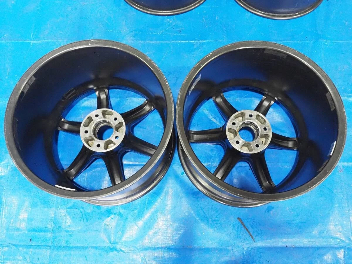 JDM Used TE37 SAGA 1811J +13 114.3 5-hole RAYS Rays GTR BNR32 BCNR33 B No Tires - Image 7